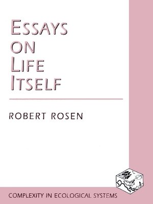cover image of Essays on Life Itself